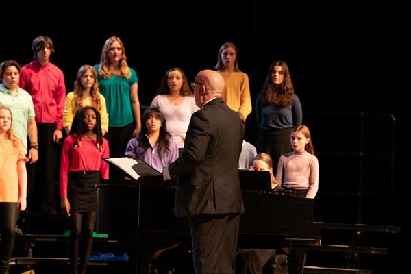 2023 All County Chorus Students Performing